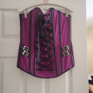 Frederick's Of Hollywood biker corset